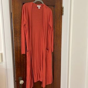 Rachel Zoe long cardigan with pockets